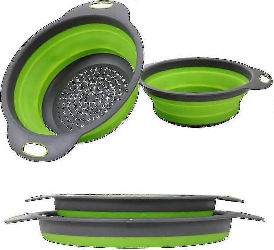 2 Sets,foldable Silicone Kitchen Filters,space-saving Foldable Filters