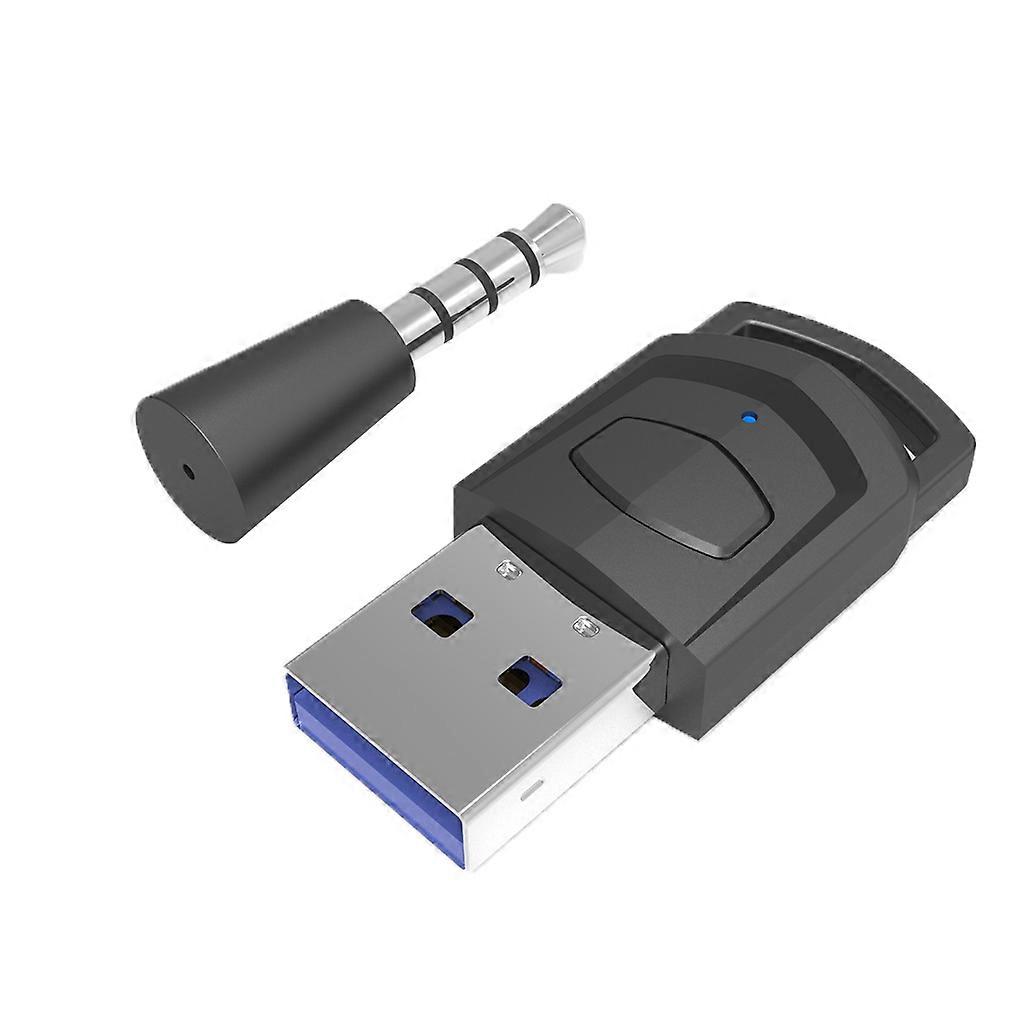 for PC Bluetooth-compatible Transmitter Audio Adapter Headset Receiver 3.5mm Microphone