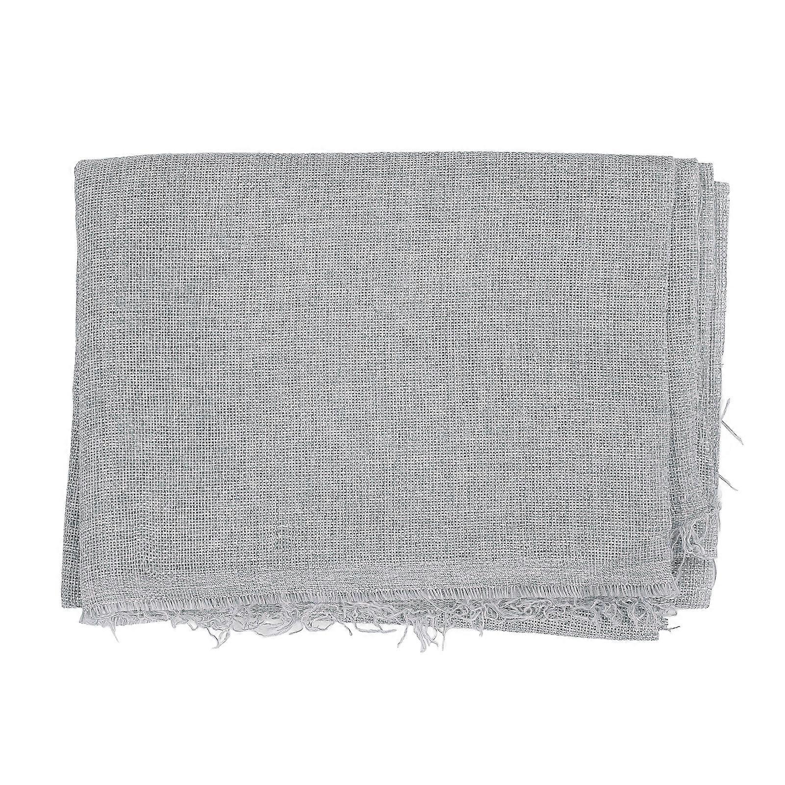 Light Grey Double Layer Speaker Grill Cloth - Dustproof, 59x20 Inch, Easy to Customize