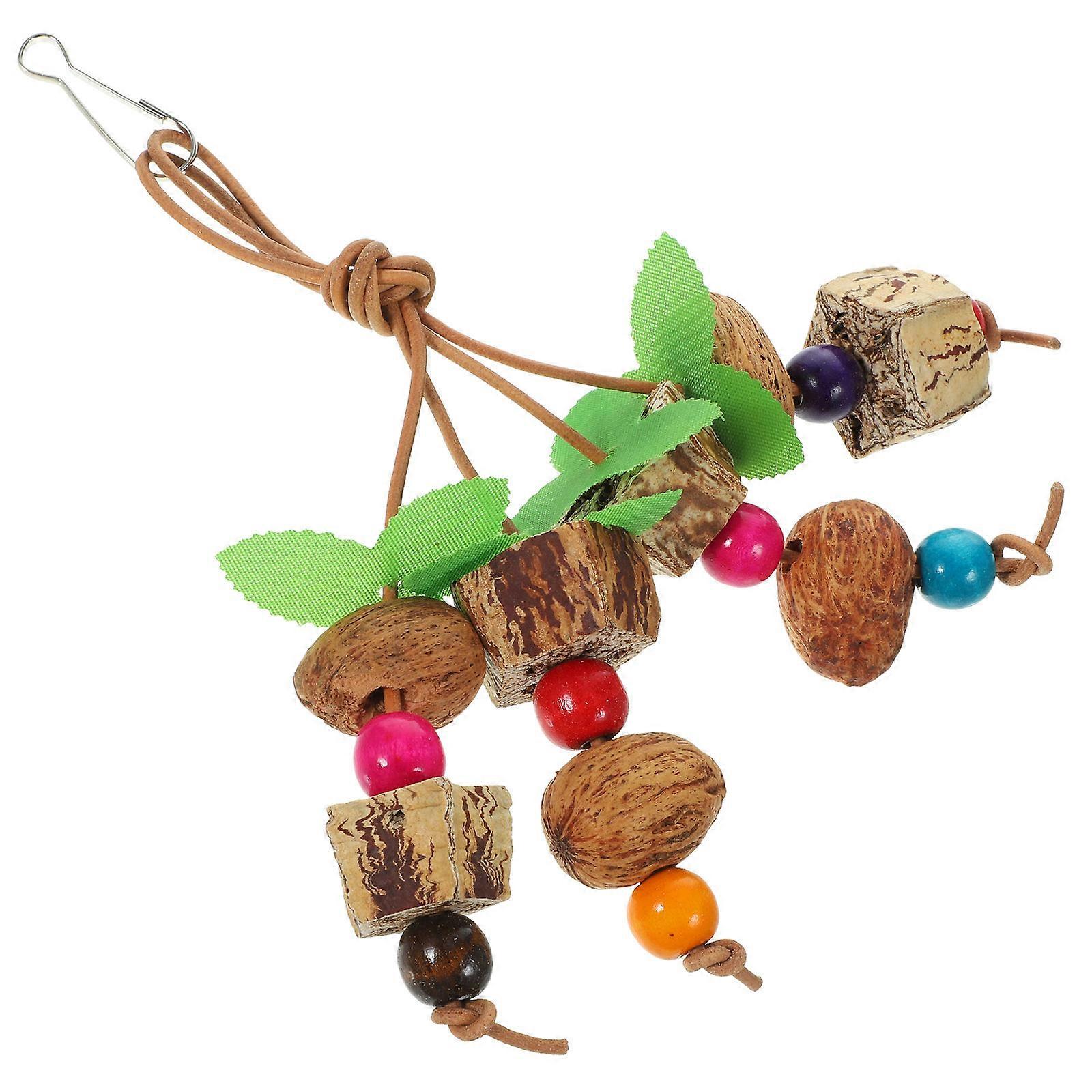 Chewable Hanging Toy for Birds, Safe Material Promoting Bird Play