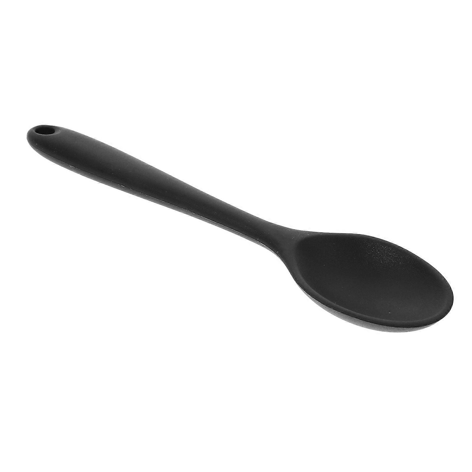 Silicone Cooking Spoon with Smooth Handle Non Stick Mixing & Stirring Spoon for Soups, Sauces & Desserts Easy Cleaning & Comfortable Kitchen