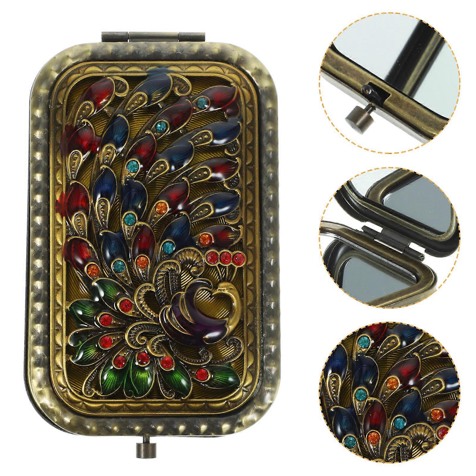 Practical Compact Mirror, Foldable and Clear, Essential for Shopping and Travel