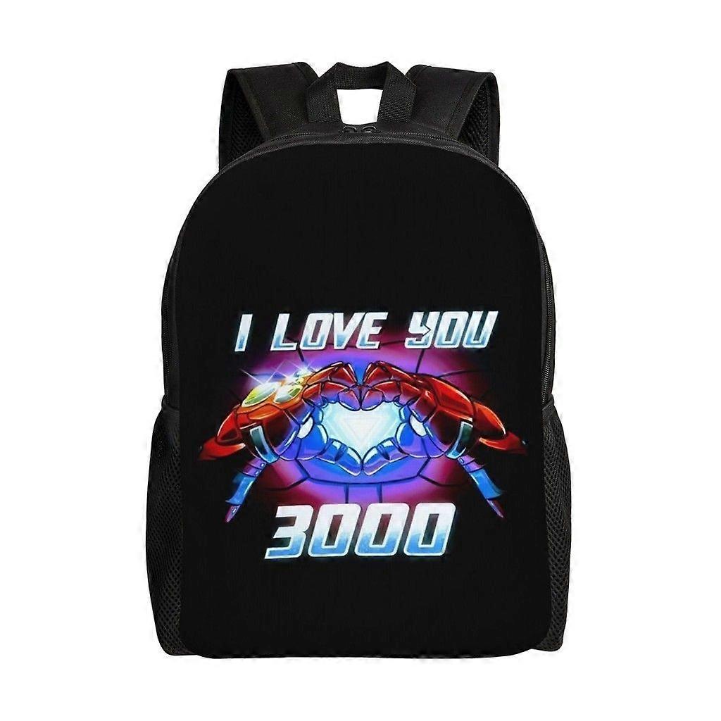 Iron Man Versatile Backpack Washable casual style School Student Backpack Trendy Oxford Cloth Computer Bag Unisex-hk3878