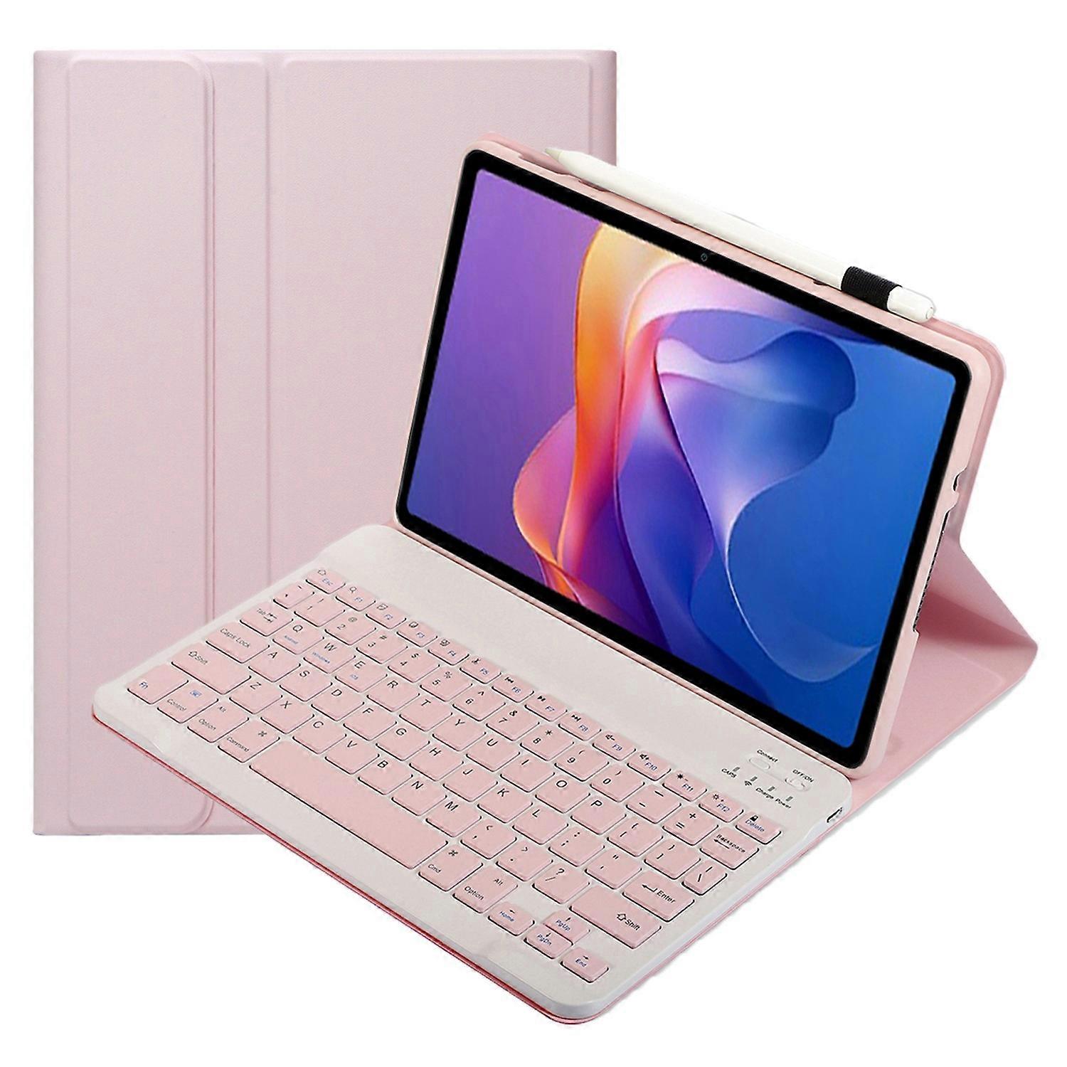 A0N15 For Xiaomi Redmi Pad 2 Detachable Leather Case Ultra Thin Bluetooth-Compatible Keyboard