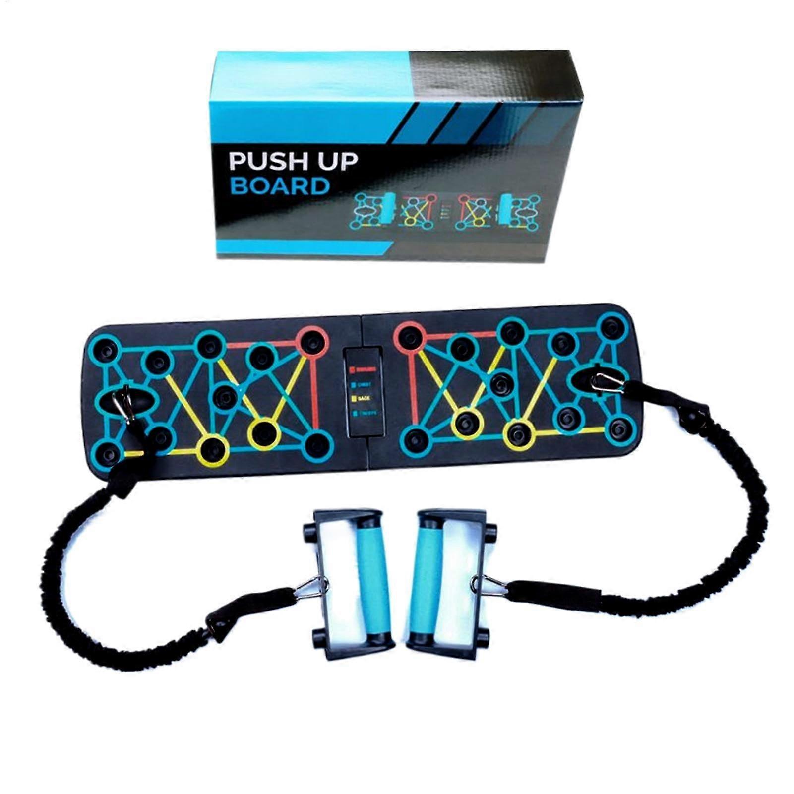 Foldable PushUp Stand System, ABS Multifunctional Home Workout Equipment