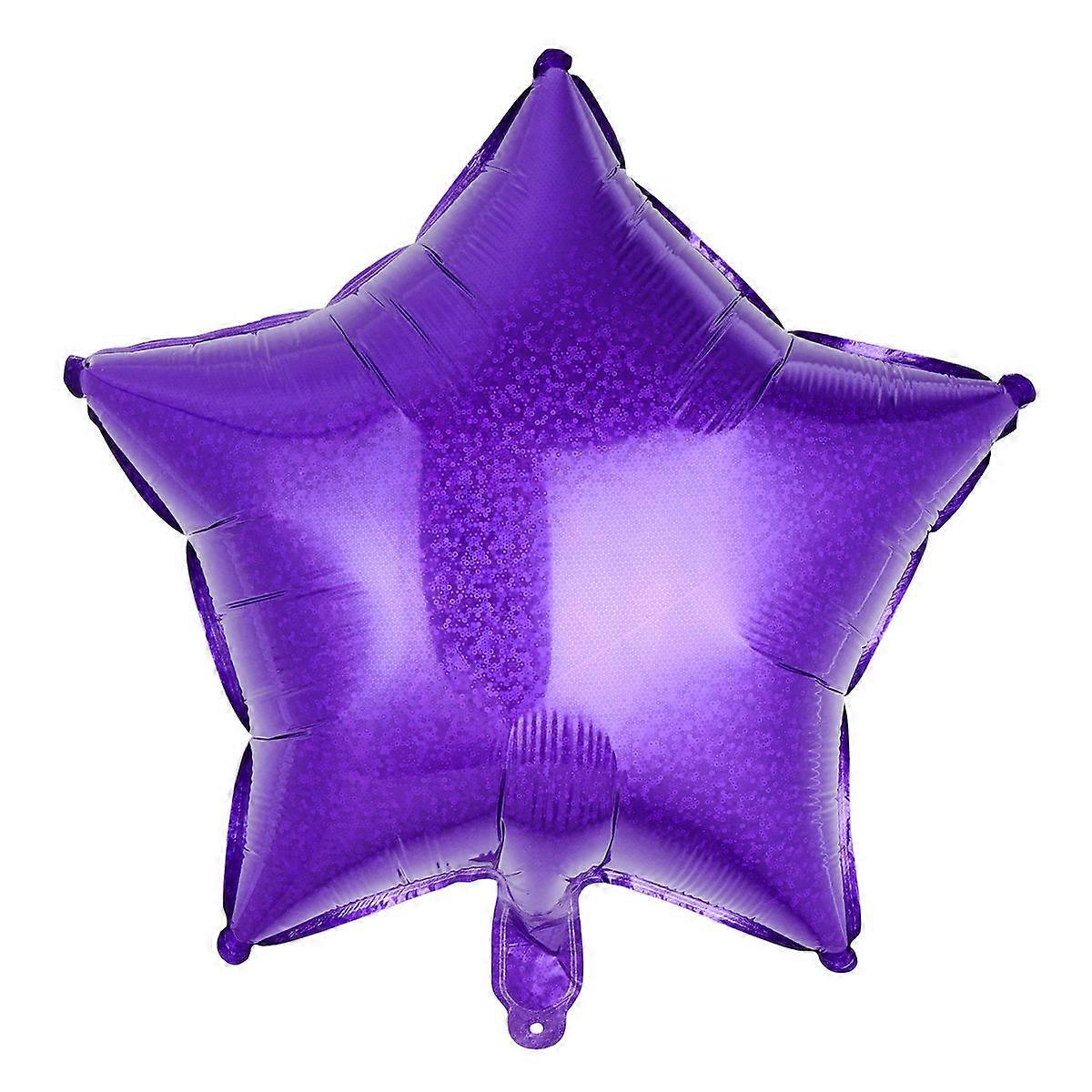 Party Foil Balloons Star Colored Balloons Photo Props Seal Tightly 6Pcs