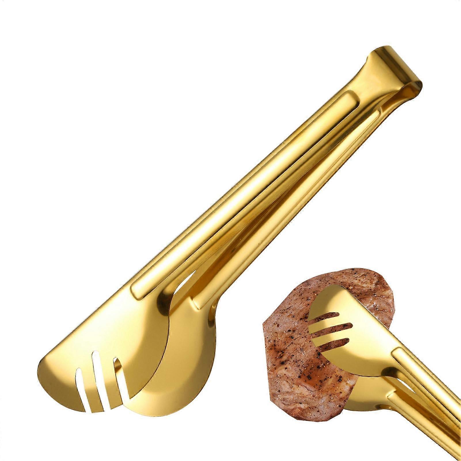 Edelstahlzange Grillzange Metallzange Für Kochen Und Servieren 30cm Wiederverwendbar Lebensmittelqualität Verbrühschutz
