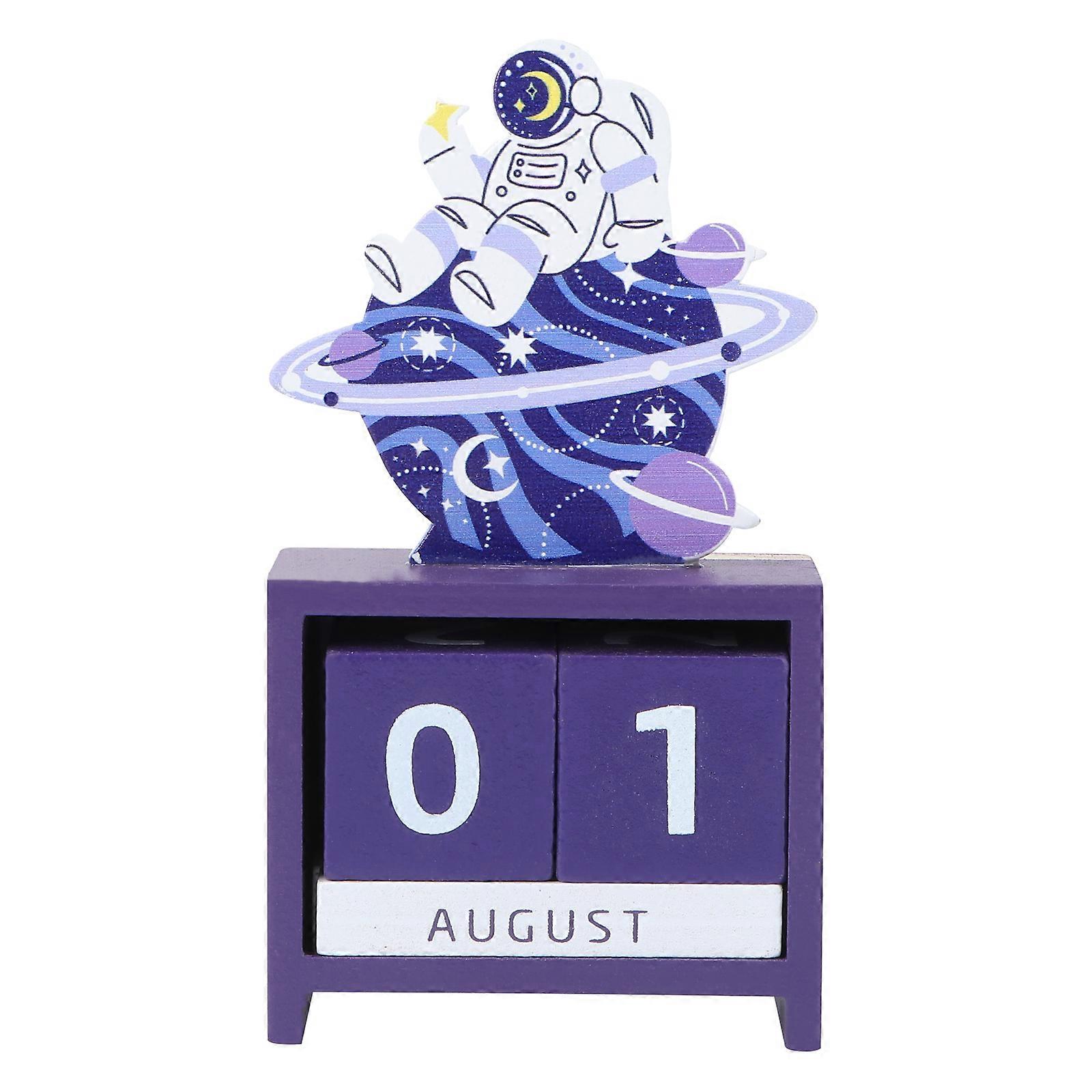 Standing Desk Calendar Desktop Calendar Friends Families Colleagues Symmetrical 7.40X3.50X13.00Cm 1Pc
