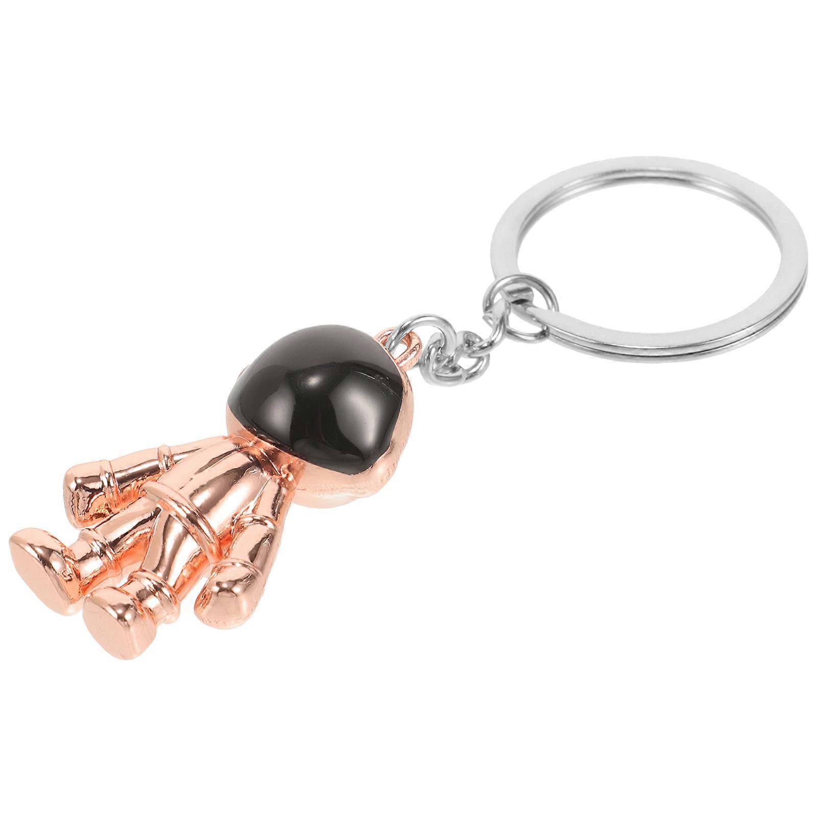 Astronaut Keychain Astronaut Pendant Spaceman Backpack Keychain Rose Gold Compact Lightweight Hanging Decoration present Item 1Pack