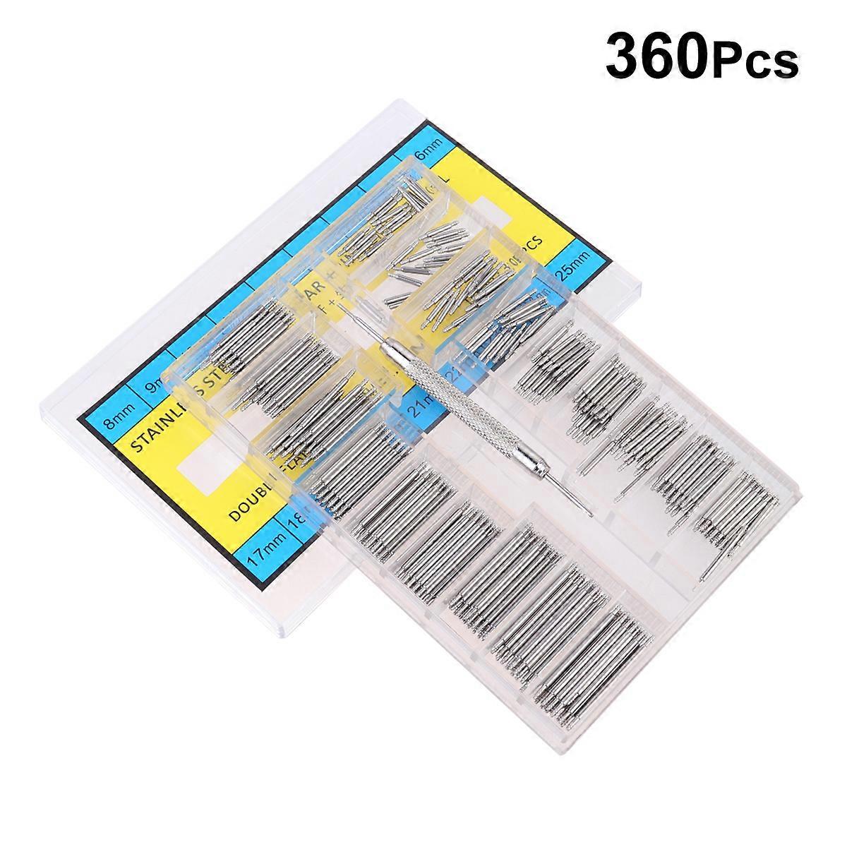 Watch Repair Tool Kit Durable Watchmaker Home Use Silver 12X8cm Adjust Watch Band 1 Set
