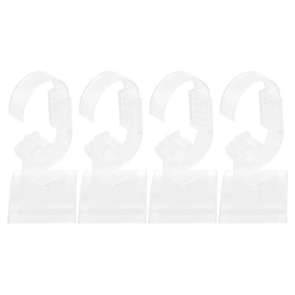 Transparent Display Rack Circular Acrylic Adjustable 4Set