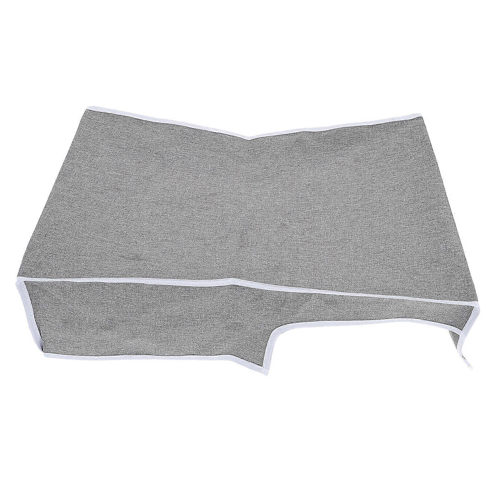 Rectangle Game Console Cover Dustproof for Console Owners Grey 21X15X1.5CM Water Resistant 1Pack