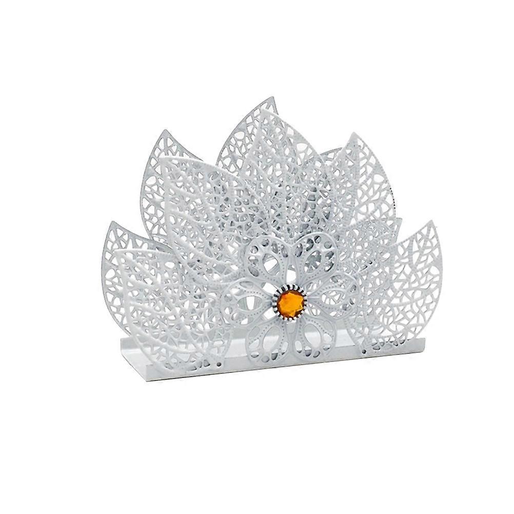 Desktop Tissue Holder Metal Creative Modern Napkin Dispenser Upright Support 2Pcs