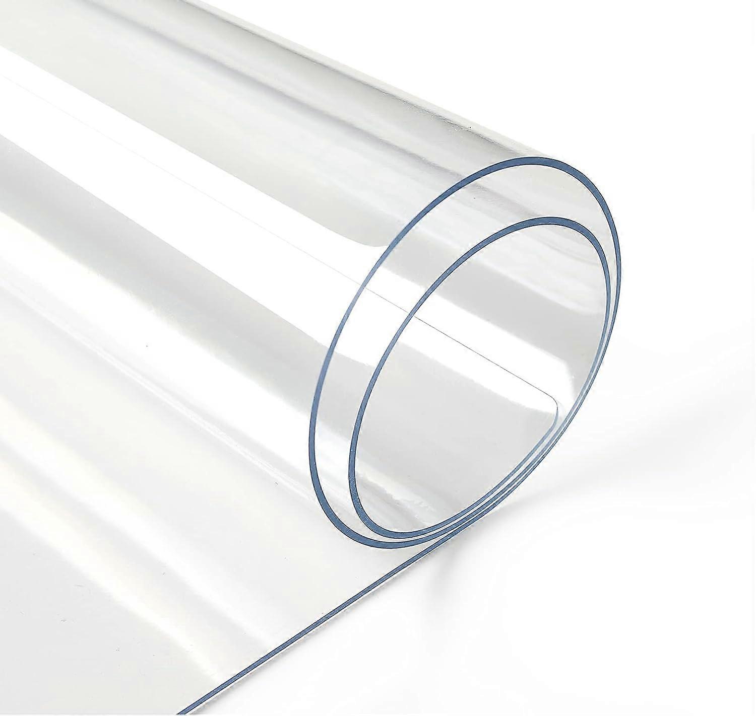 Table protector Transparent - 1.6 mm - 40x60 cm - Tablecloth - Tablecloth - Table protector - Desk pad - PVC - Rectangle - Easy to clean and waterpro