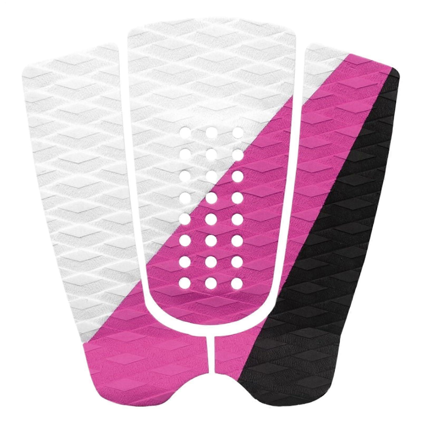 Surfboard Traction Pad - Non-Slip Pink Pad for Skimboarding, Shortboarding, Longboarding, and Paddleboarding