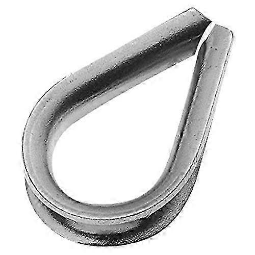 Heart Lug M5 Galvanized Steel Cable Protector 5mm Diameter Pack of 25 Strong and Durable Fixing for Marine and Industrial Use