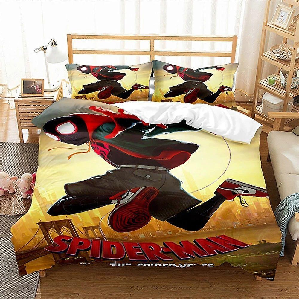 spider-man 3D tištěné ložní soupravy povlak na přikrývku povlak na polštář dětský dárkový klobouk nový