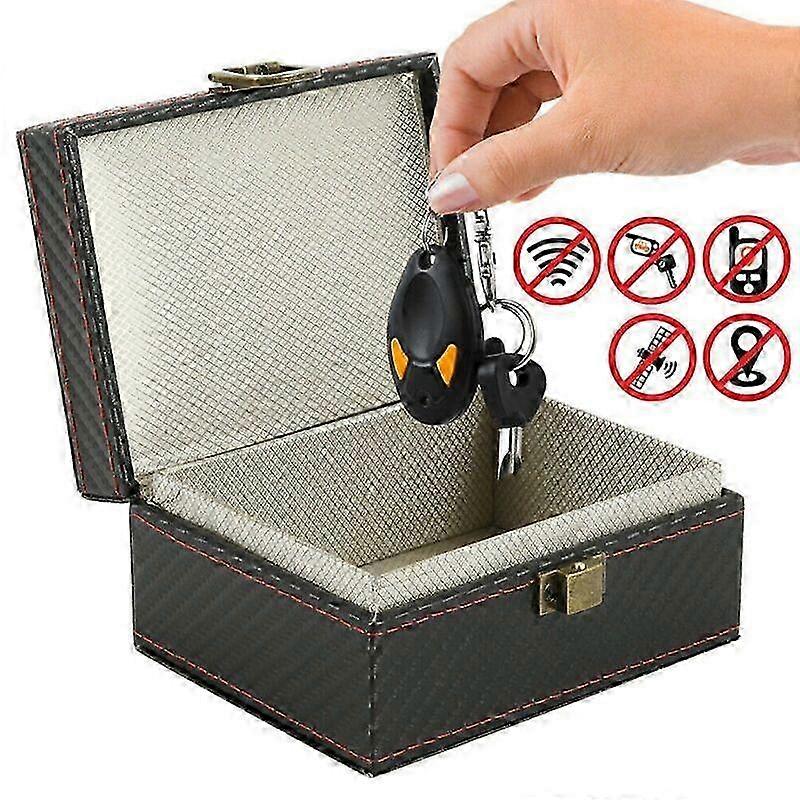 Signal Blocking Box for Car Key and Mobile Phone - Anti-Theft Radiation Protection Security