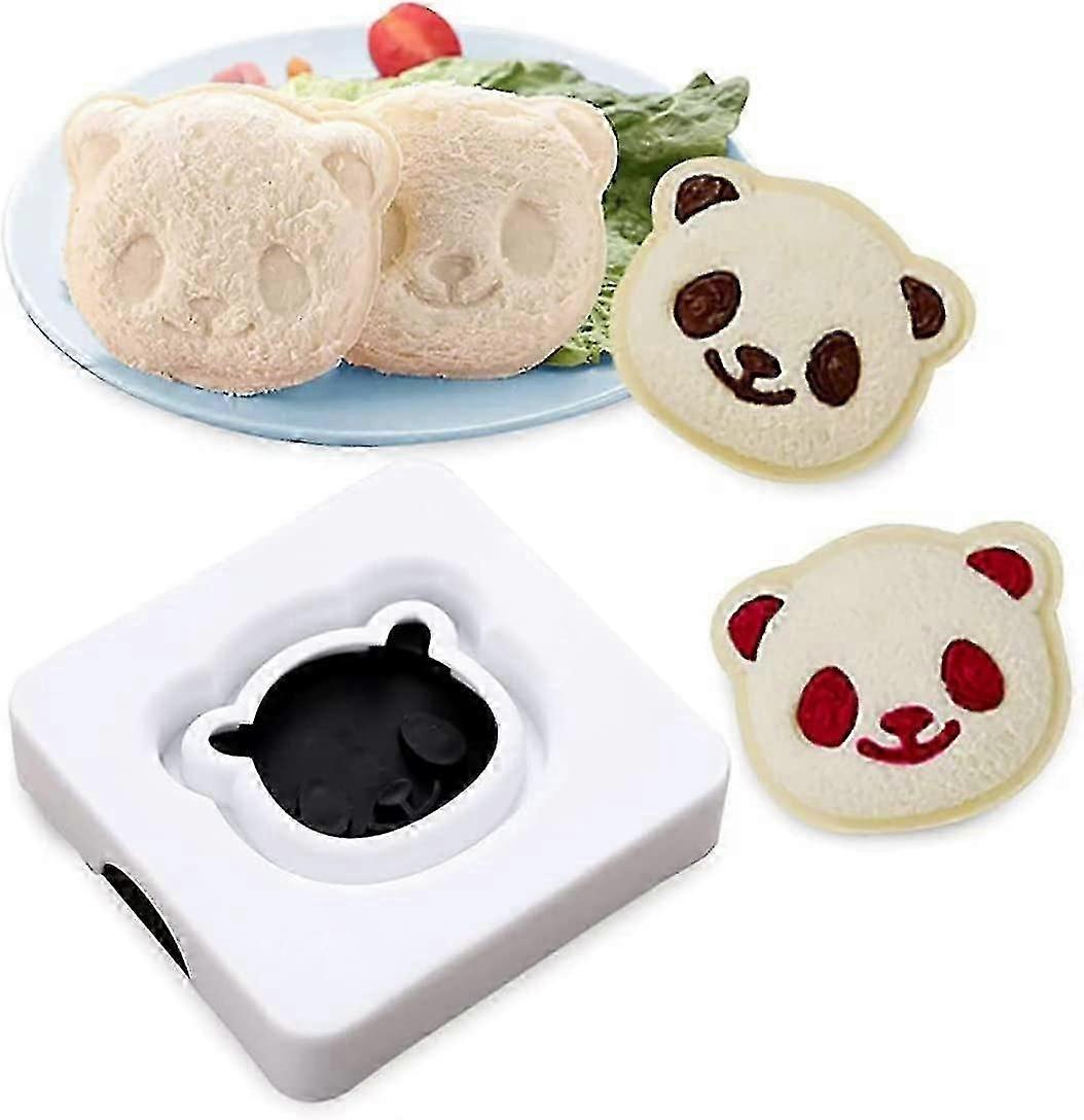 Panda Sandwich Maker Smile Toaster Toast Box Pocket Bread Mold Making Machine