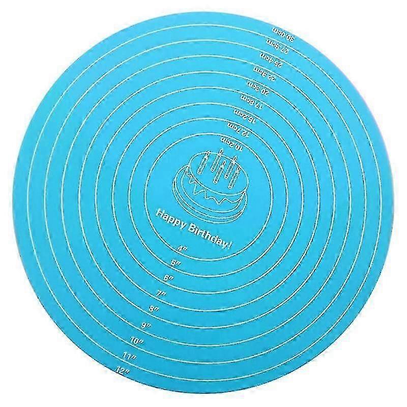 30cm Round Silicone Baking Pad for Kneading Dough and Cooking in the Kitchen