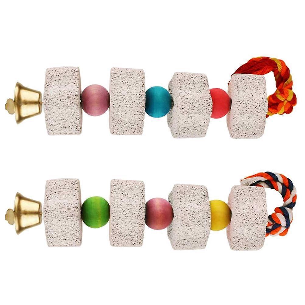 Assorted Color Pet Toys for Hamster Squirrel Guinea Parrot Safe Durable Rope 2Pcs