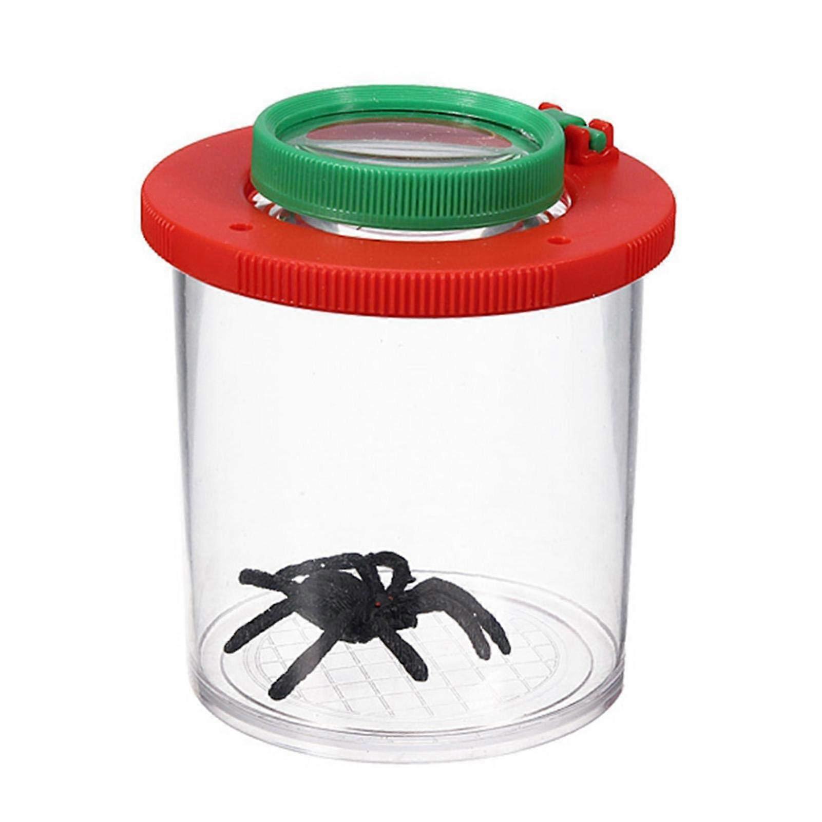 Cup Magnifying Glass Box for Children Portable Insect Watcher, Age 3