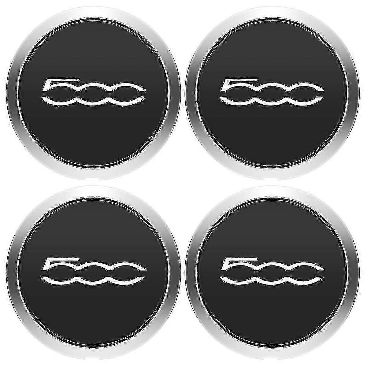 4pcs 133mm hubcap עבור 500 גלגלים סט רכזת מרכזי 68078419ac 68078421ac כיסוי אבק 51884863 כסף