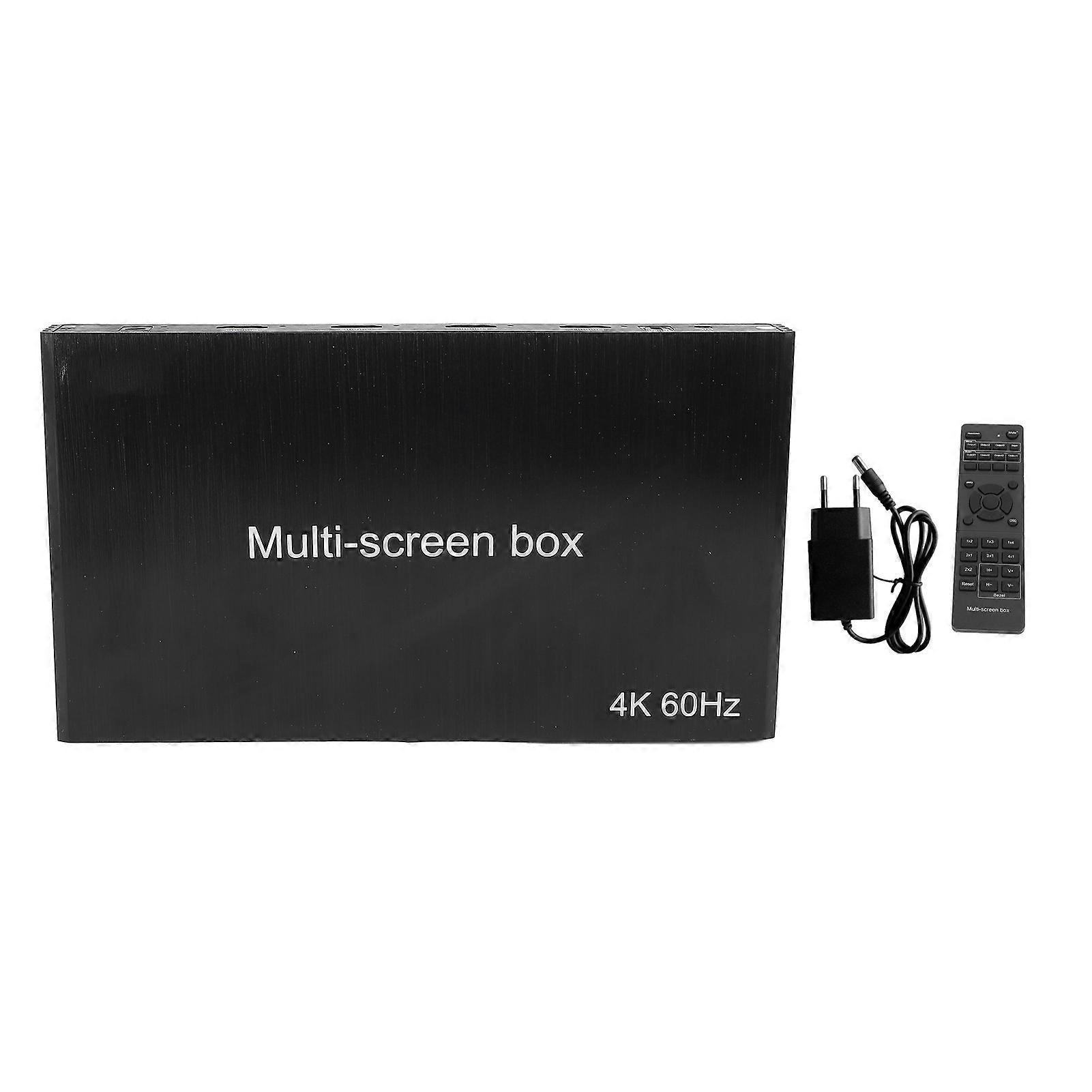 4K 60Hz HDMI Multiviewer Switch 1 In 4 Out - Seamless Switching for Cameras & PCs