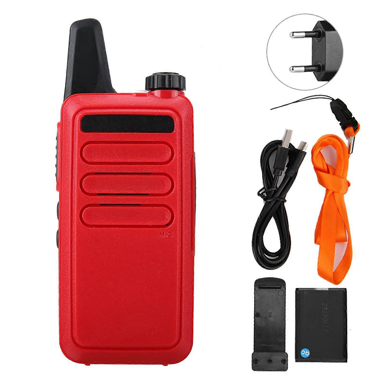 Mini Ultra Thin Anti Interference HD Zwei-Wege-Radio Walkie Talkie Passend für Baofeng (Modell E)