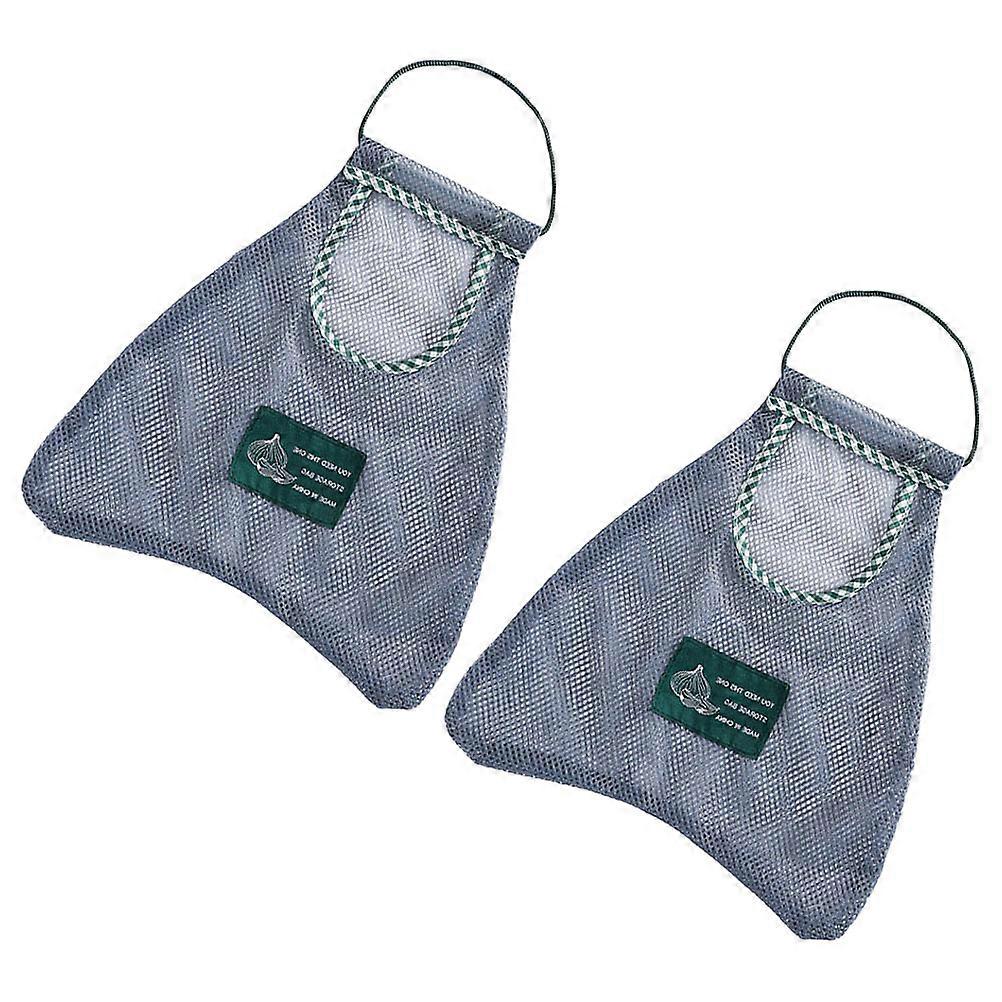 Here's a refined and professional product description for the **2pcs Handheld Mesh Storage Bag**:
### **2pcs Handheld Mesh Storage Bag for Fruits