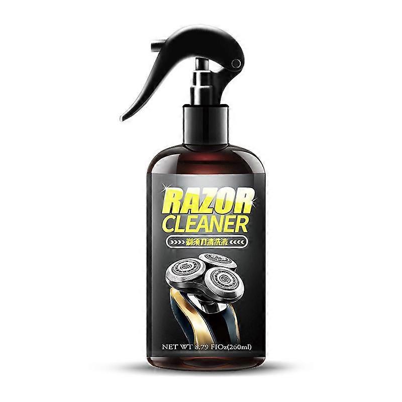 Universal Electric Shaver Cleaning Solution, Blade Cleaner with Brush, For Cleaning, Lubricating, And Rust Prevention To Most Shavers