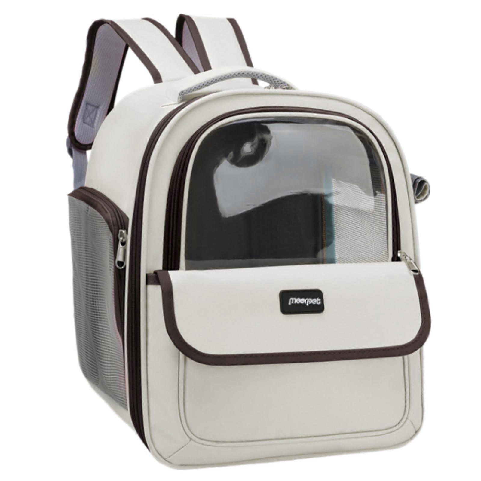 Pet Handbag Cat Carrier Bag Large Capacity Soft & Breathable Travel Bag with Leash for Cats and Small Pets