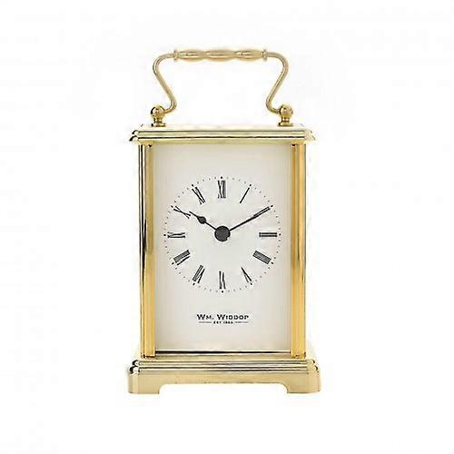 Wm.Widdop Carriage Clock - White dial