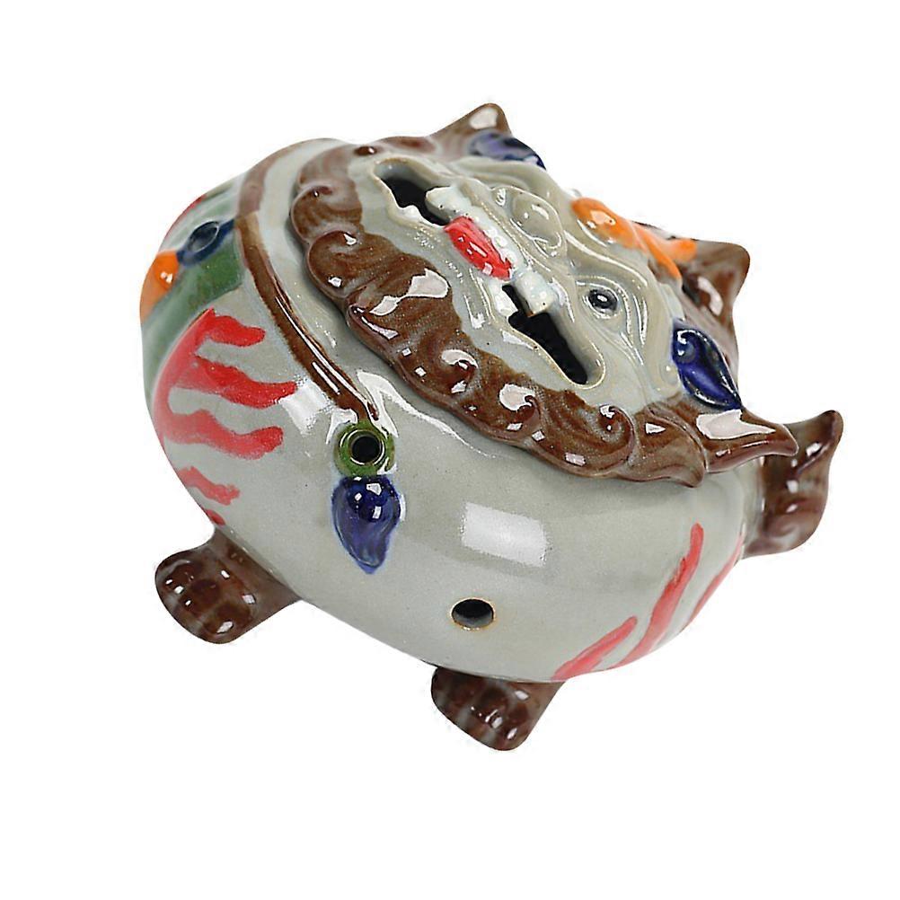 Ghost Aroma Holder Ceramic Incense Burner For Bedroom Living Room 11x7.4cm 1Set