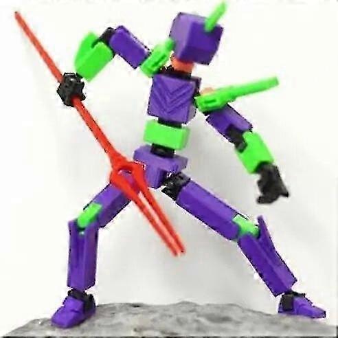 Twins Robot Action Figure 13 Movable Jointed Figurine Gift for Kids