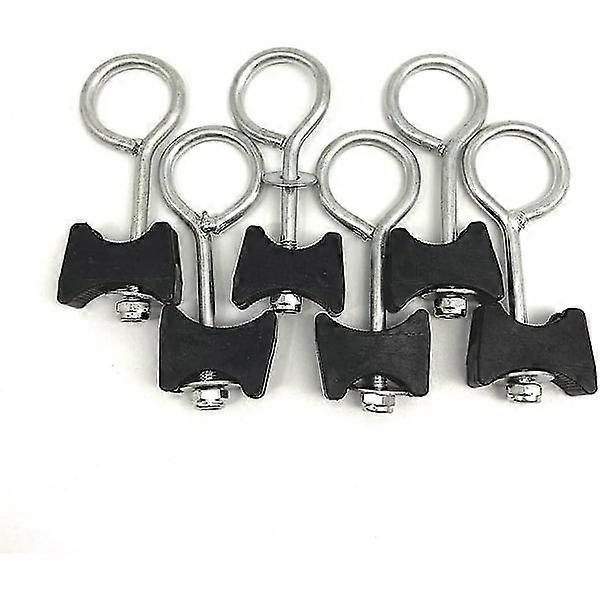 6 trampoline springs for large and small trampolines.