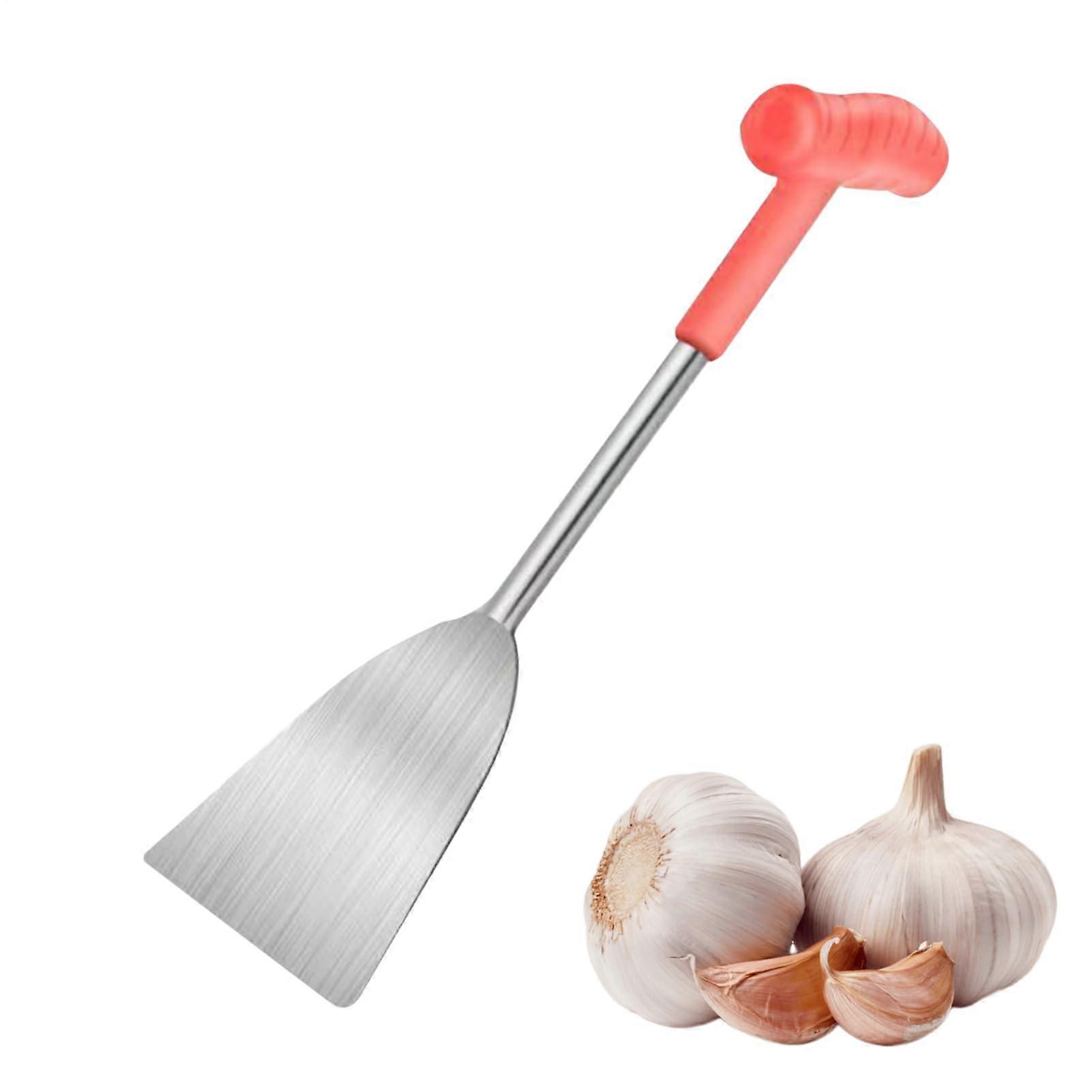 Robuster Knoblauch Grabschaufel 60 mm, Pflanzkelle aus Metall, Unkrautwerkzeug für Garten, Camping und Wandern