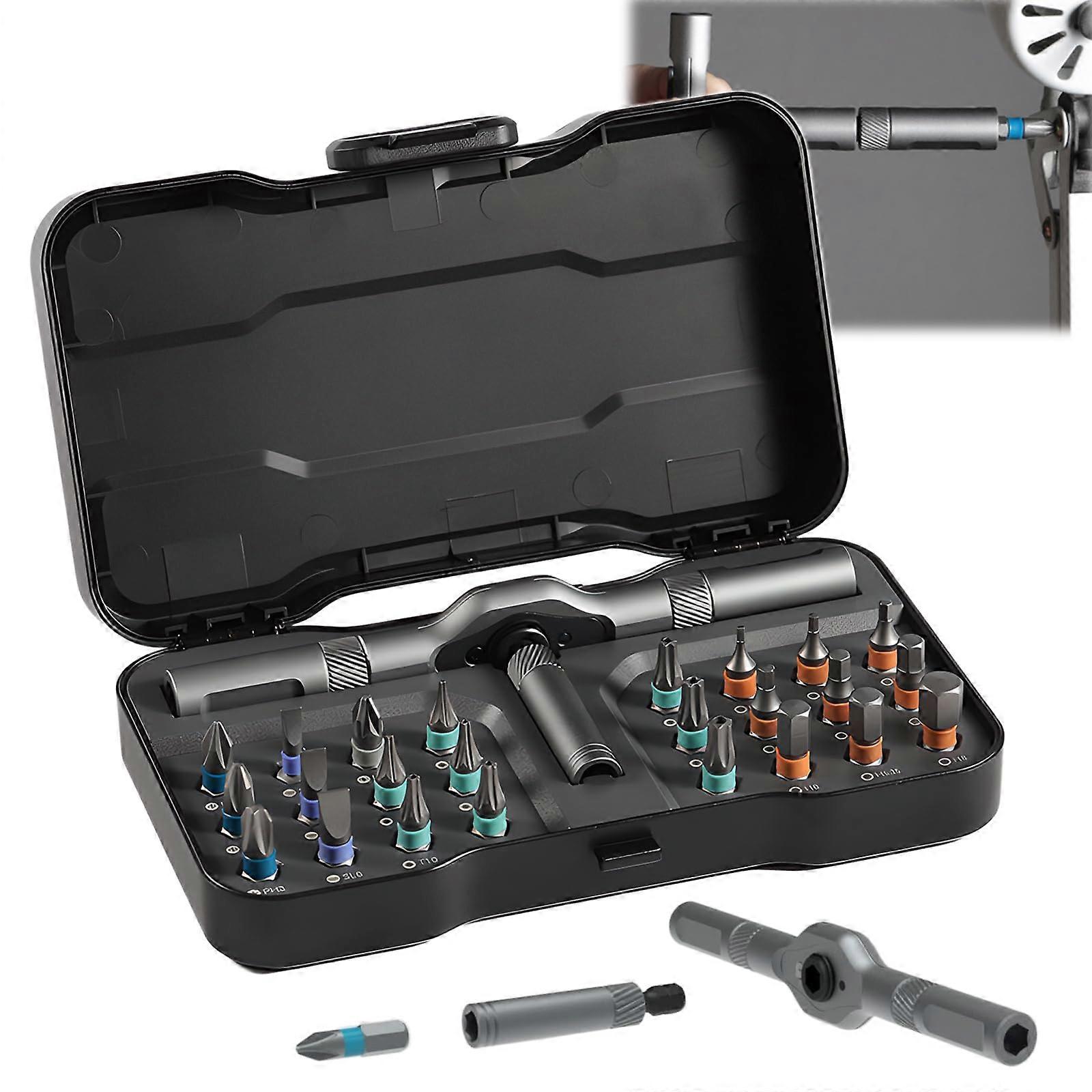 24in1 DIY Screwdriver Set, Multibit Magnetic Kit, S2 Bits
