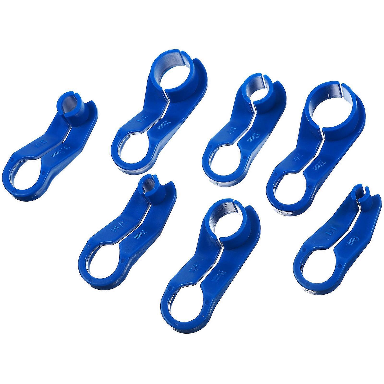 Blue Car Air Conditioner Repair Tool with ABS Material for Easy Disassembly and Replacement 7Pcs