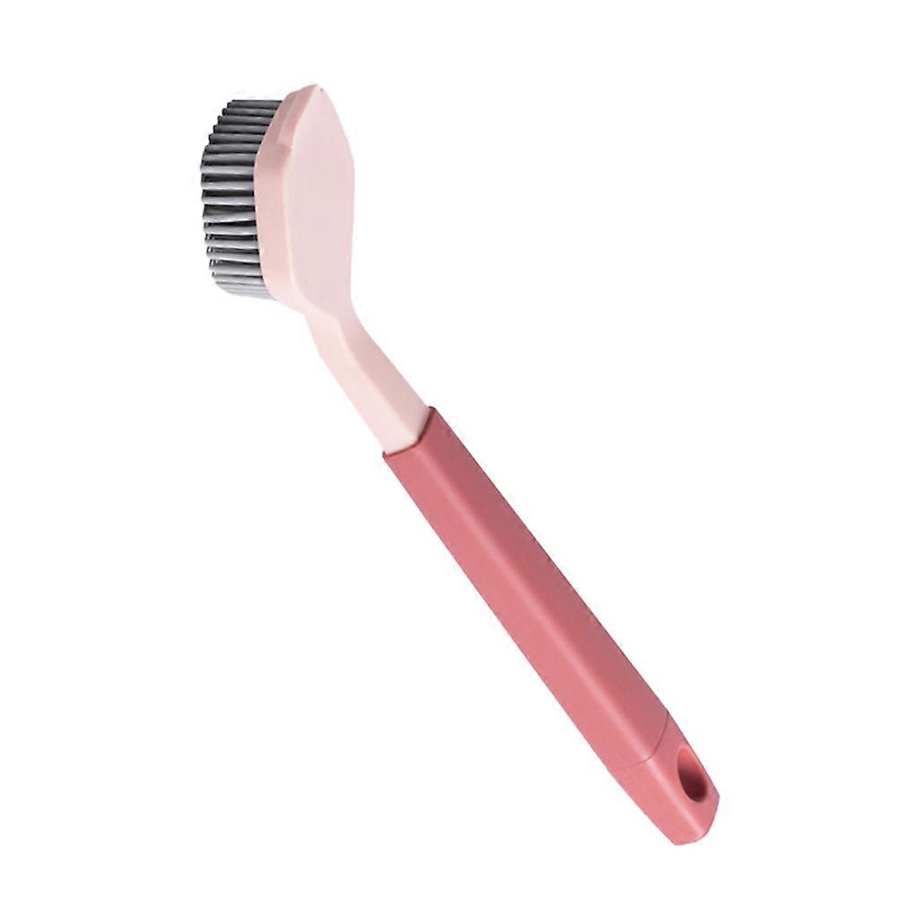 Dishwashing Scrubbers with Long Handle for Hotel and Restaurant Use Pink 27x6cm Reliable and Durable 1Set