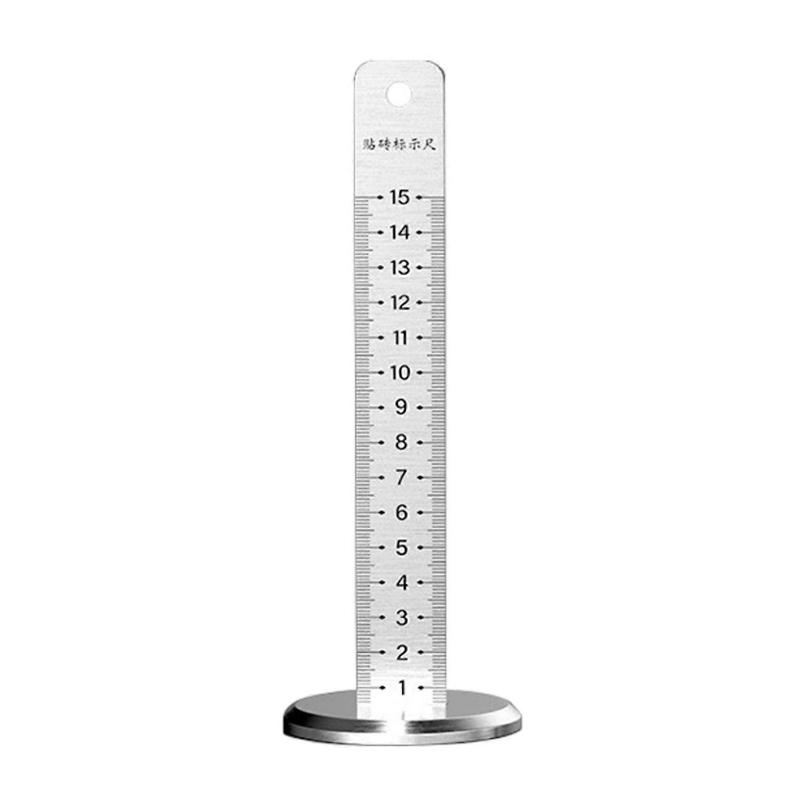 Equal Height Ruler Gradienter Stainless Steel Clear Scale Ceramic Tile Tool
