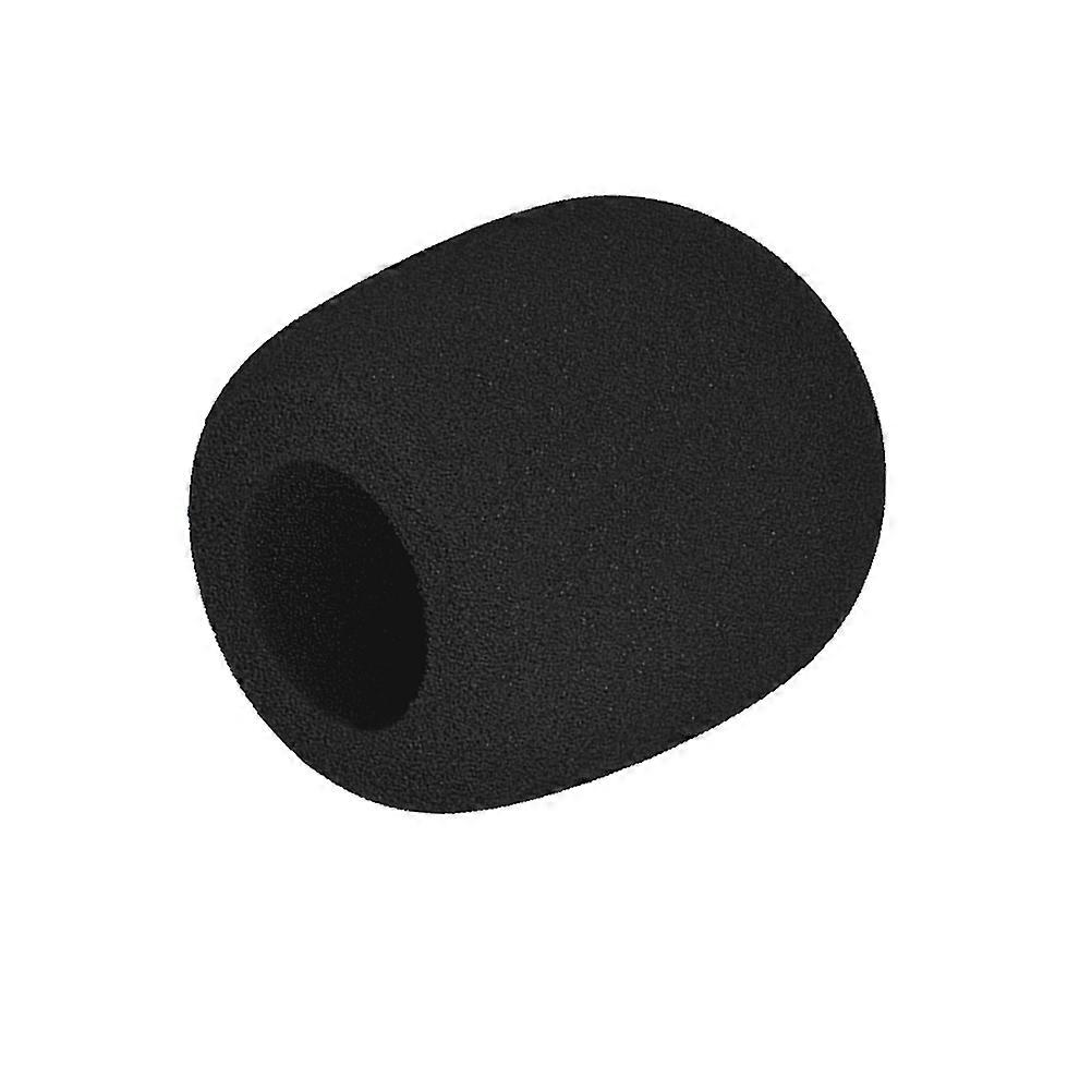 Microphone Windscreen Cover with Sponge Material for Comfortable Use Black Fits Most Standard Sizes