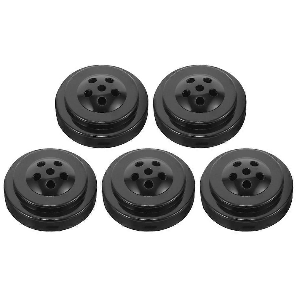 5pcs Mini Plastic Flagpole Base Stands for Office Conference Tabletop Display – Stable Support, Easy Assembly