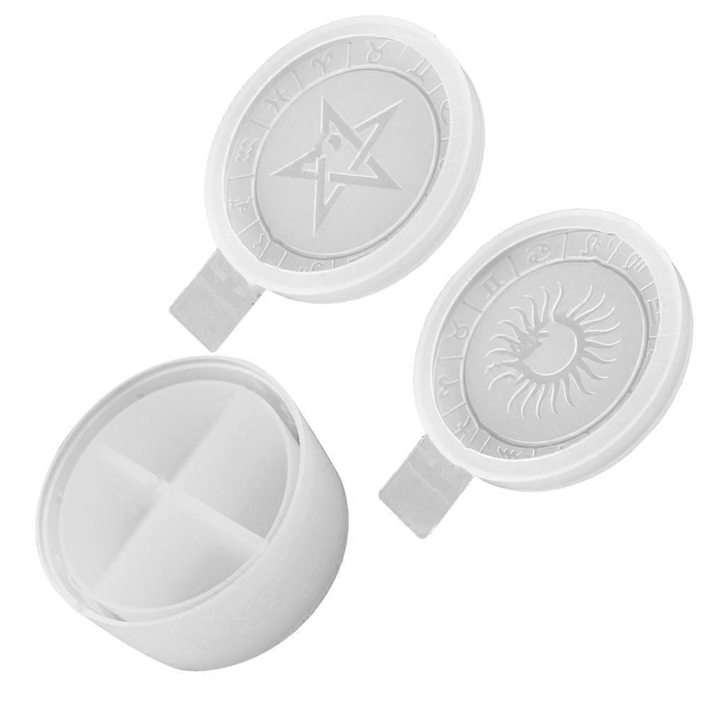 1 Set of 3 Pcs Silicone Storage Box Mold Storage Holder Mold Crystal Epoxy Mold