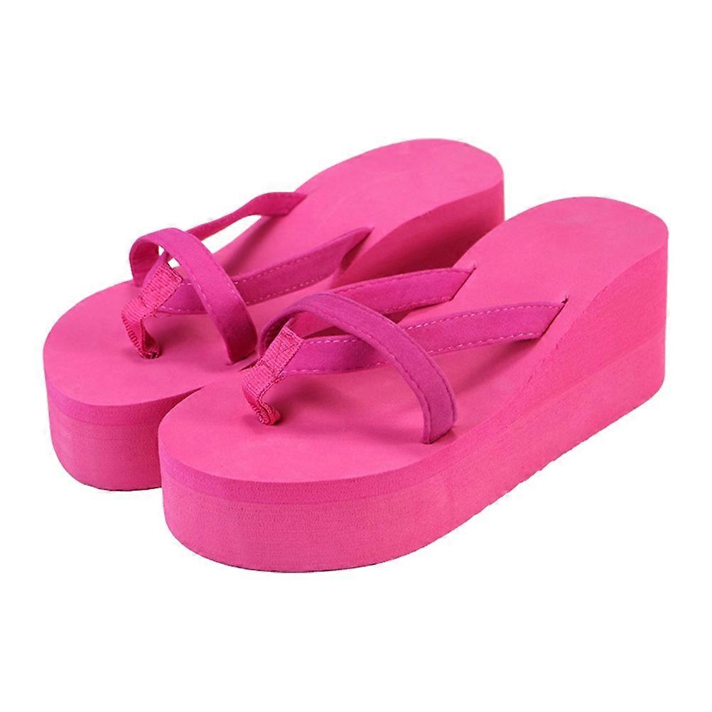 Woman Slipsole Slipper Casual Occasions Slipper with Foam Material Skid Resistance Rosy Size 40 1 Pair