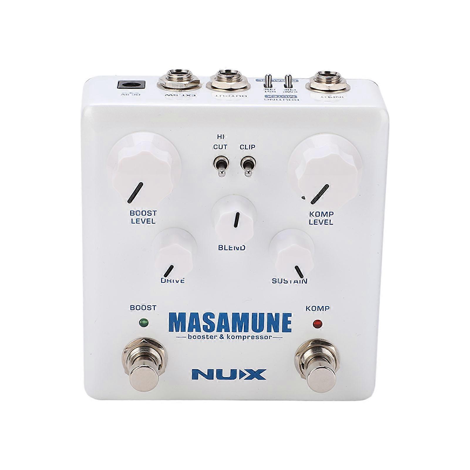 Booster and Compressor Effect Double Pedals Combination Pure Analog Effector DC 9V 20mA