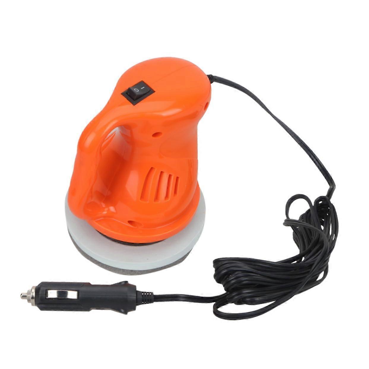 12V Car Polisher Mini Wax Machine for Effective Versatile Easy to Use for Scratch and Sealing Practical Yellow Color