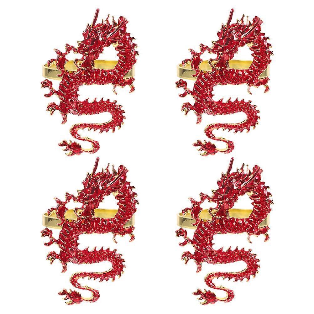 Napkin Holders For Cloth Napkins Dragon Napkin Rings Lunar Year Of Dragon Metal