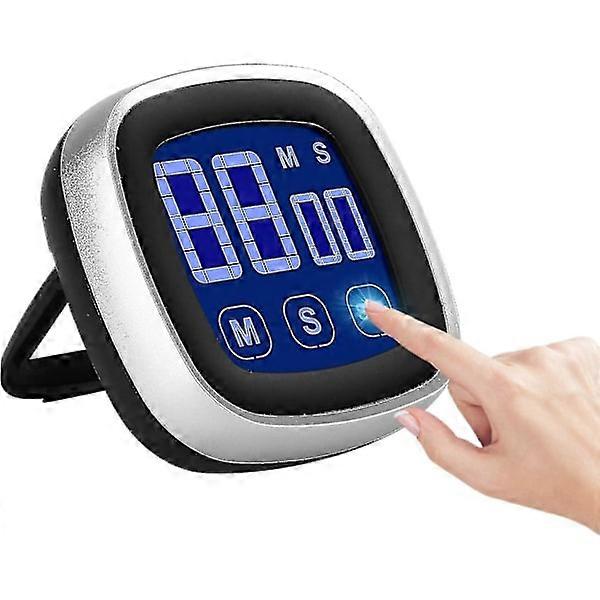 Digital Kitchen Timer With Countdown Stopwatch Timer, Magnetic Timer Clock With Loud Alarm And Large Backlit LED Display.