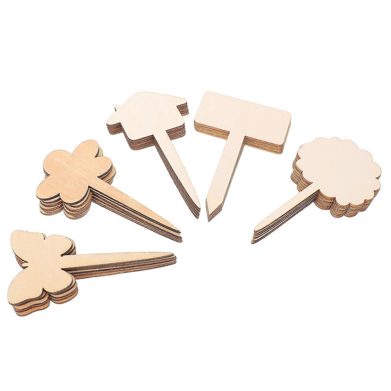 50pcs Reusable Garden Herb Markers for Potted Succulents, Flowers, DIY Projects and Cake Decorations – Lightweight and Easy to Insert